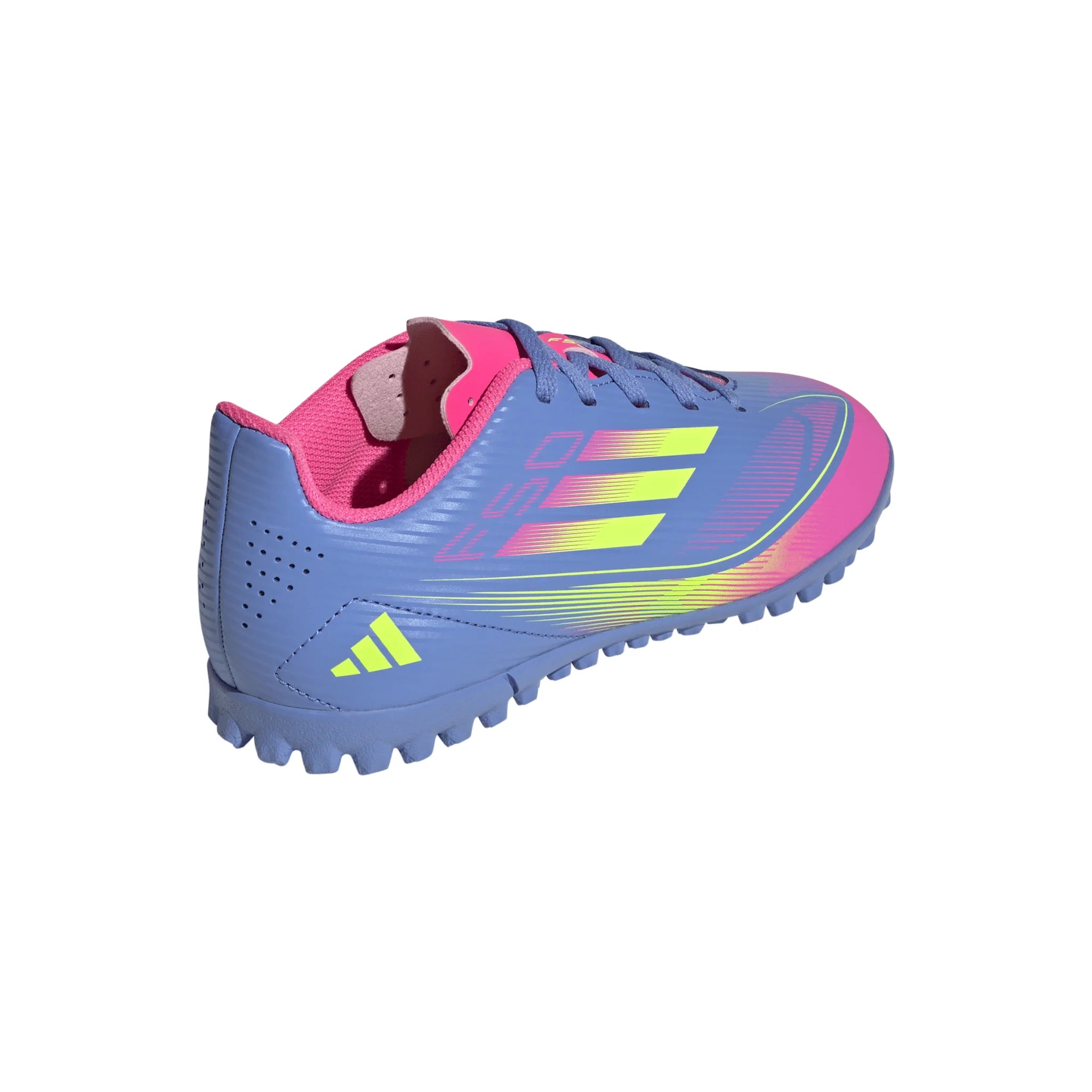 adidas F50 Club Turf Boots Junior Blue Lemon