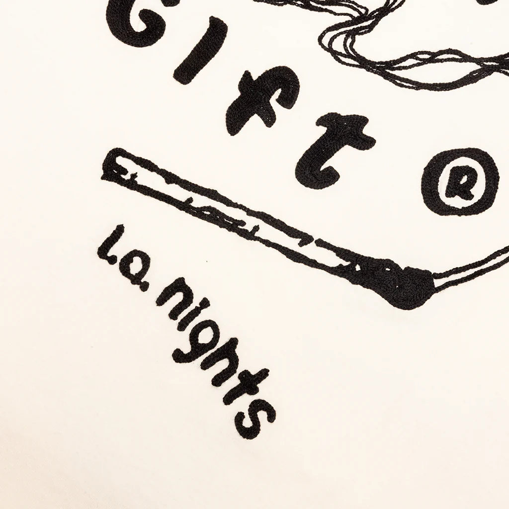 LA Nights T Shirt Bone