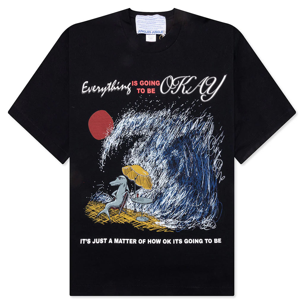 Everythings Ok Tee Black