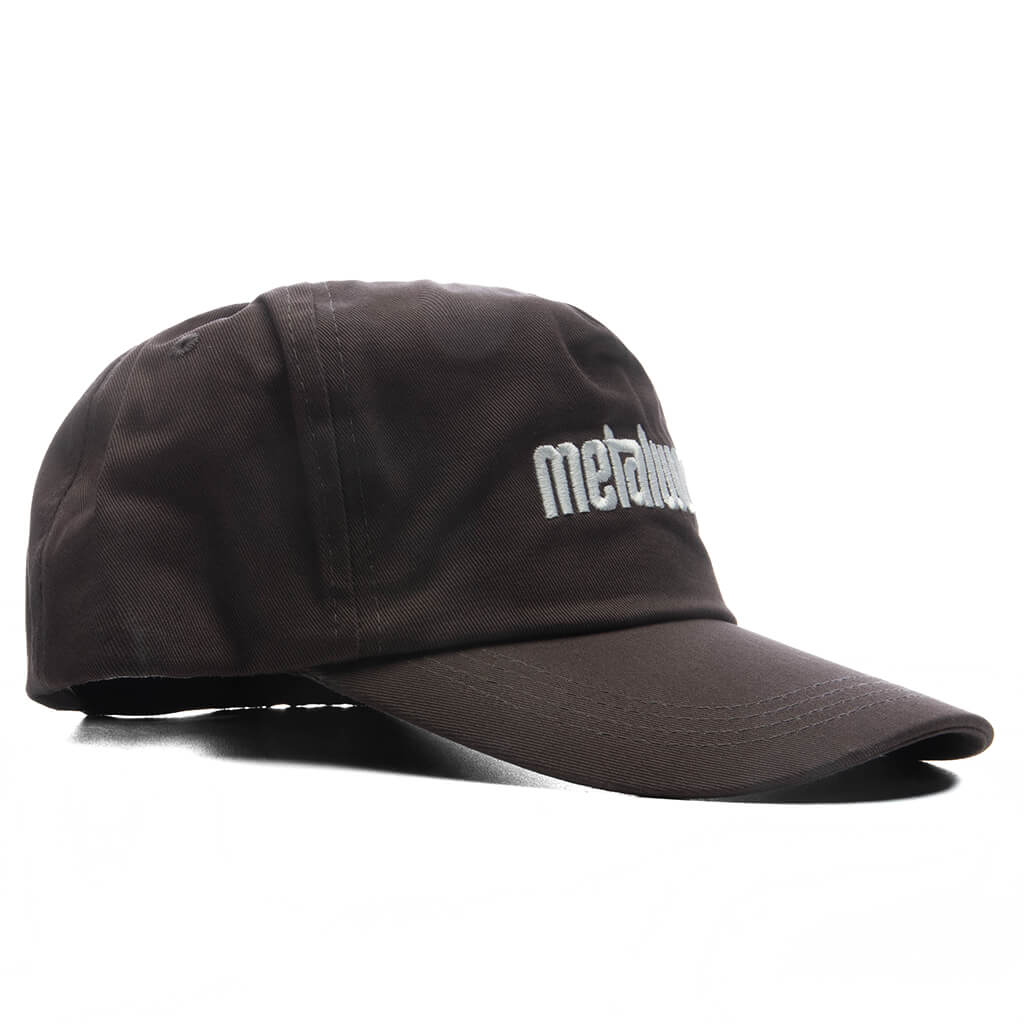 Metal Logo 5 Panel Hat Brown