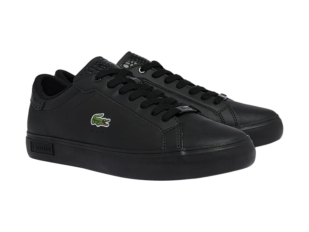 Tenis Lacoste Powercourt Negro para Hombre