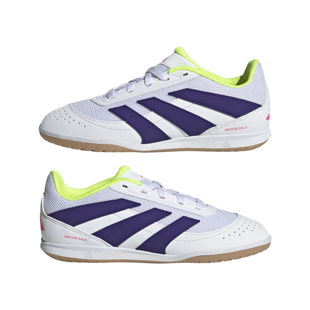 adidas Predator Club Sala Indoor Boots Junior White Purple