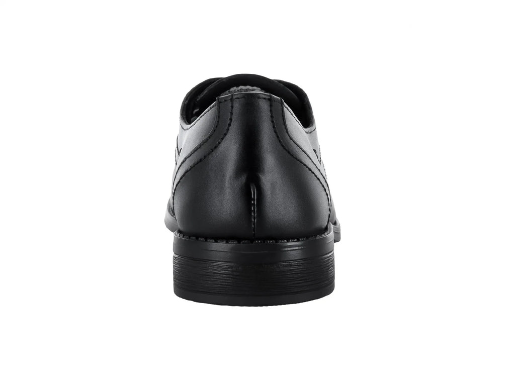 Zapatos Romanos de Piel Negro para Hombre