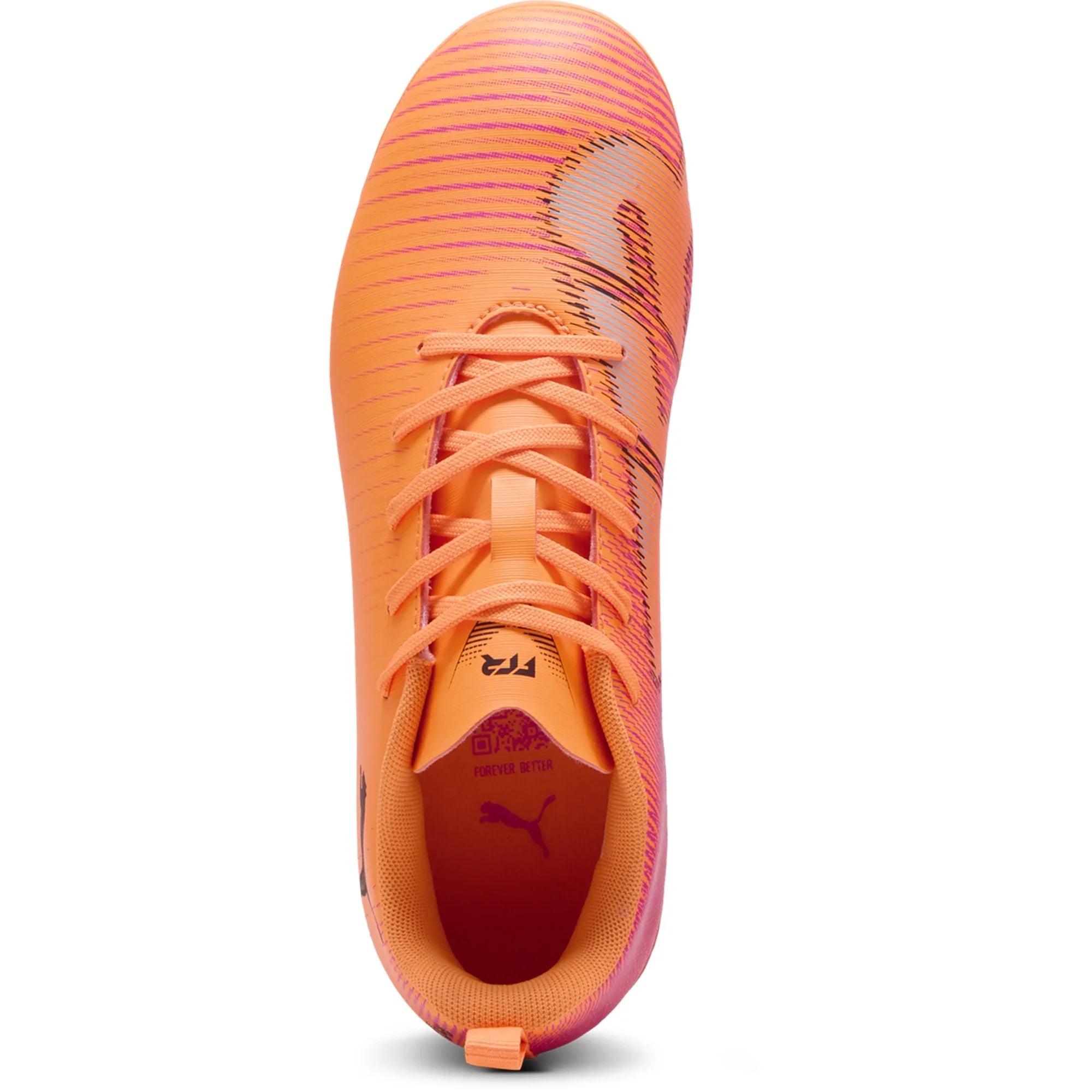 PUMA Future 8 Play FG AG Youth Soccer Cleats Orange Black