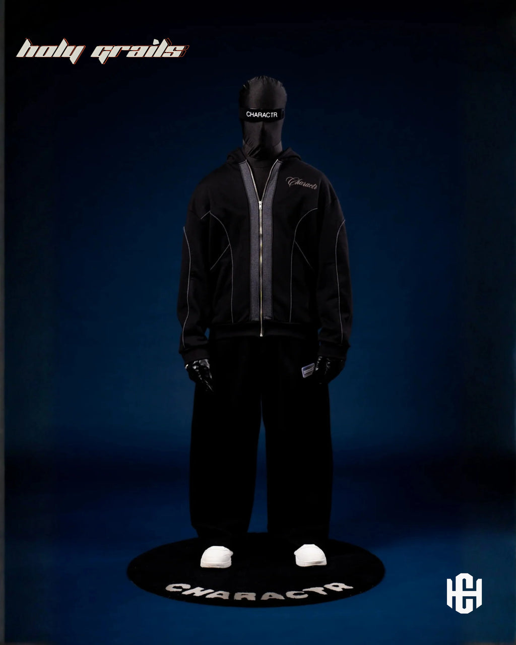 The Worth Black Zipper Jacket HG x Charactr