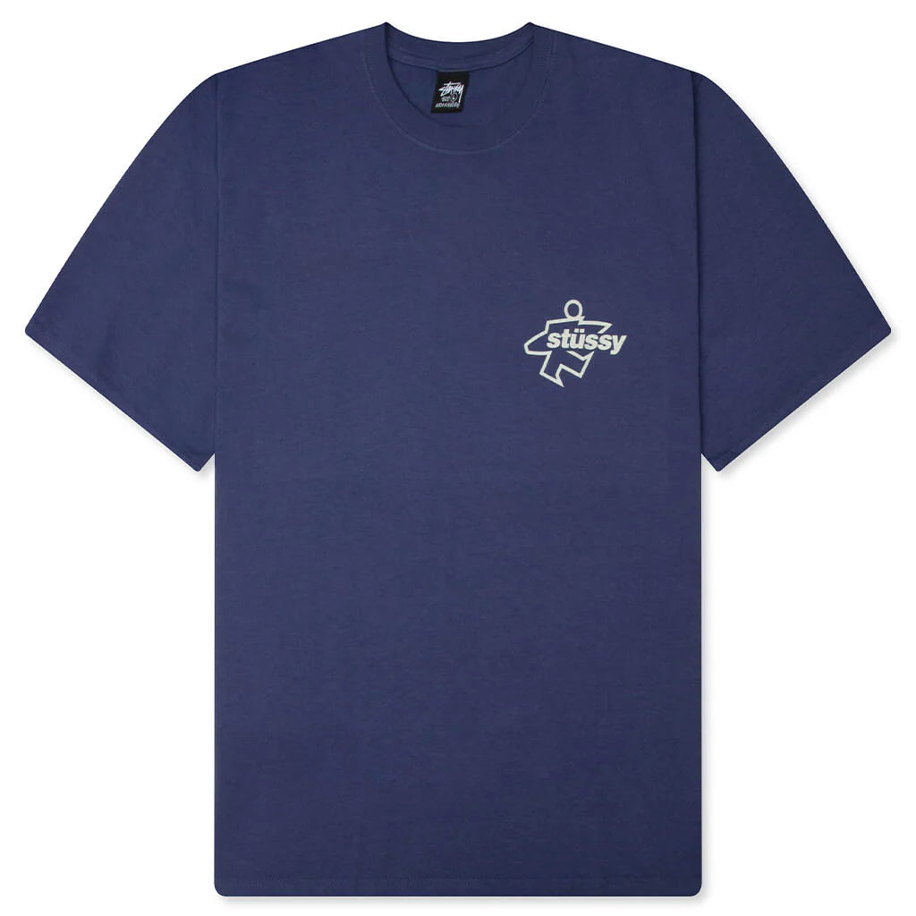 Surf Size Pigment Dyed Tee Indigo