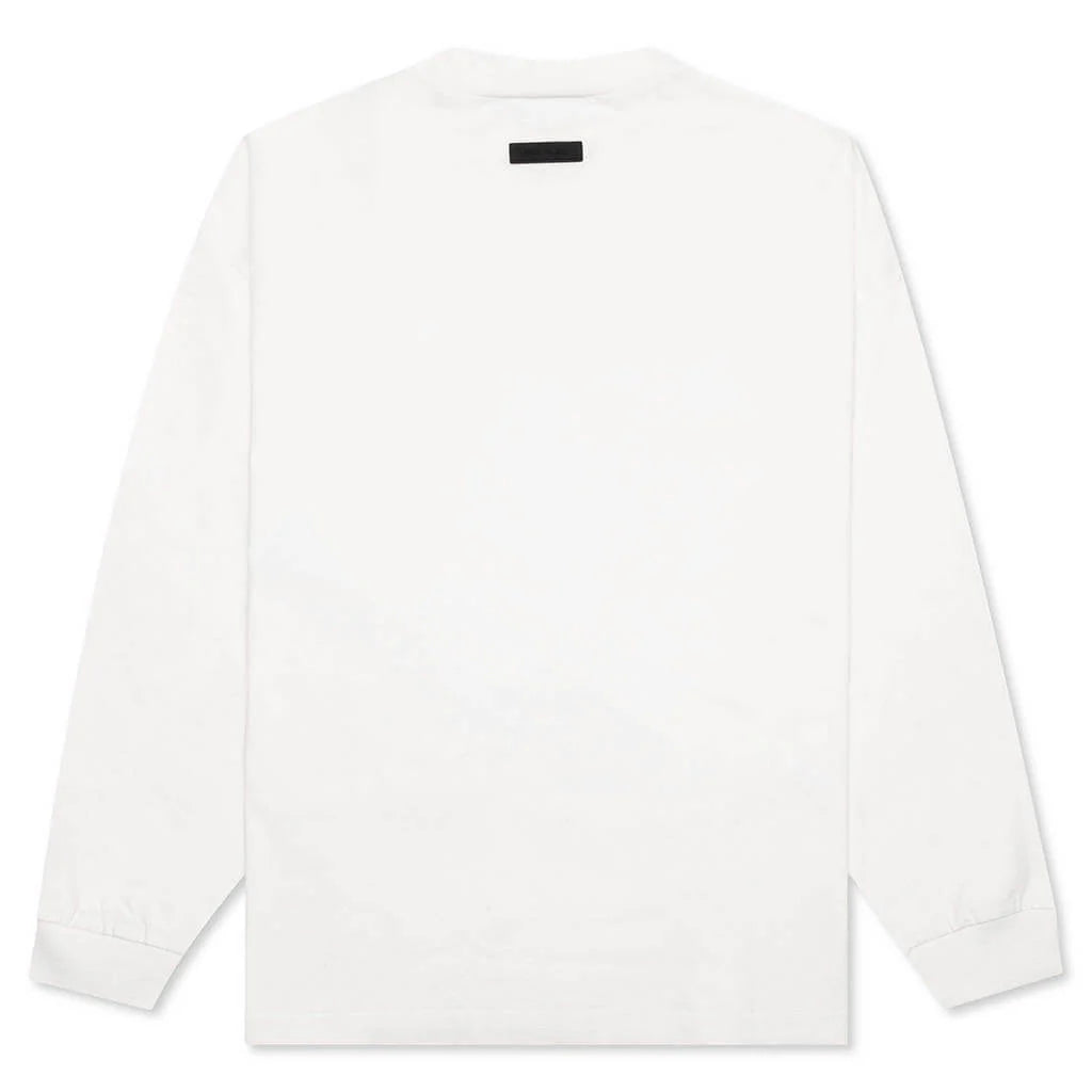Essentials L S Tee Cloud Dancer