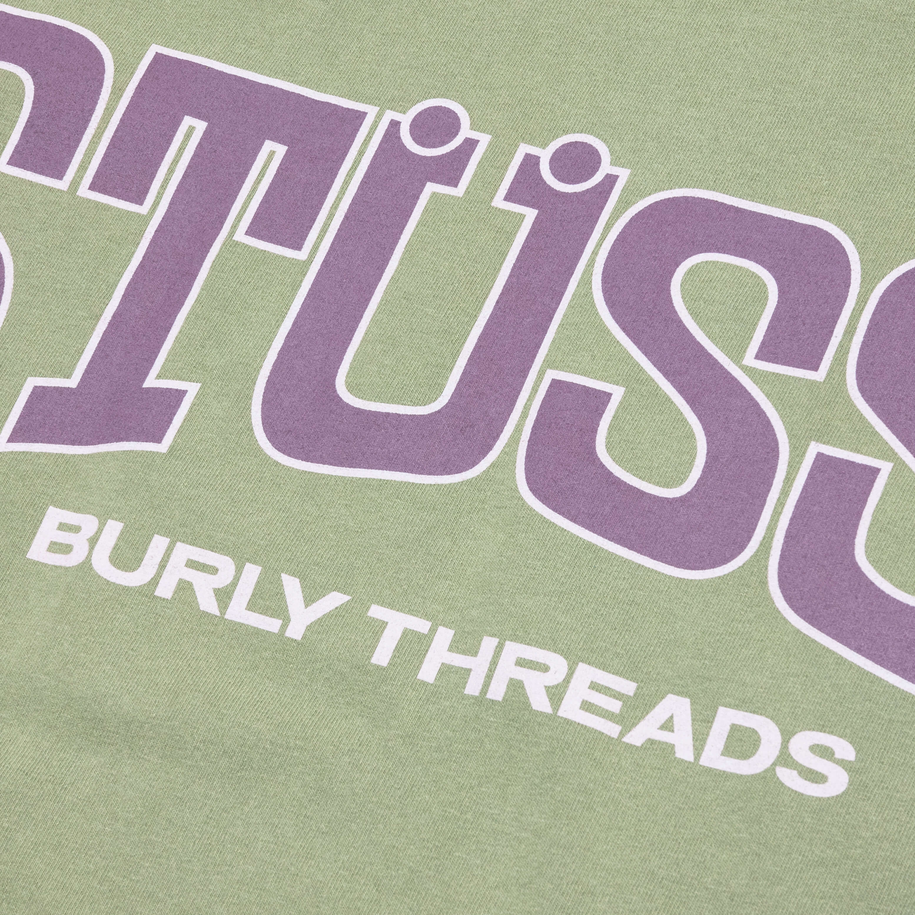 Burly Threads Pig Dyed Tee Olive