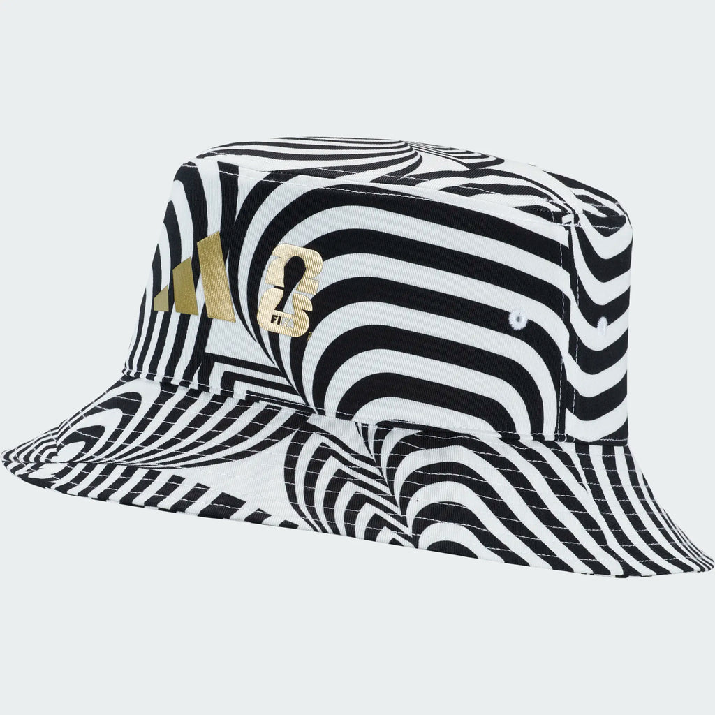 adidas FIFA World Cup 26 Graphic Bucket Hat Black White