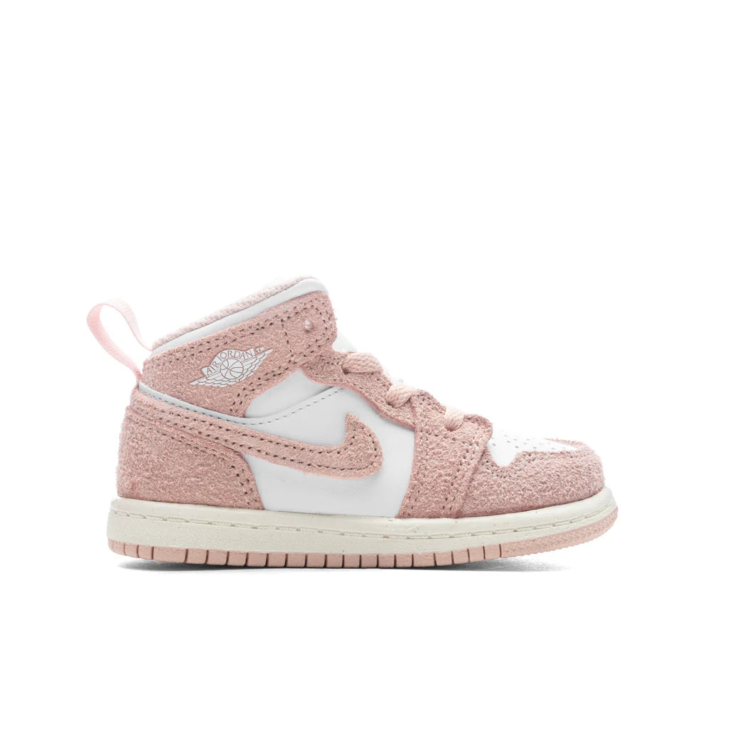 Air Jordan 1 Mid SE TD White Legend Pink Sail
