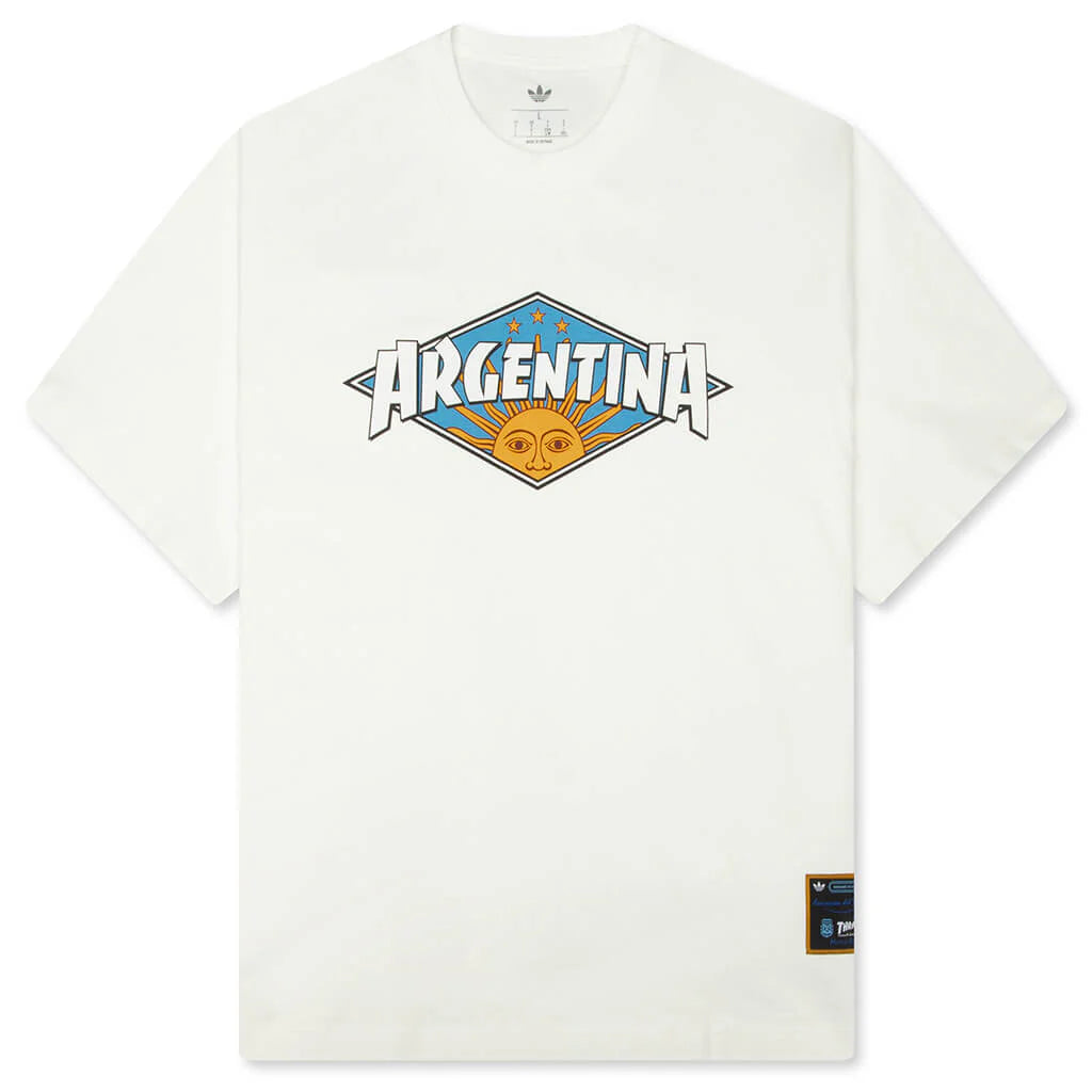 adidas Originals x Thrasher x AFA Argentina Tee 2 Core White