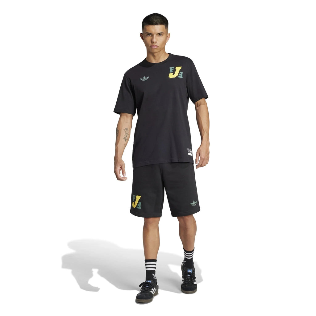 adidas Jamaica VRCT T Shirt Black