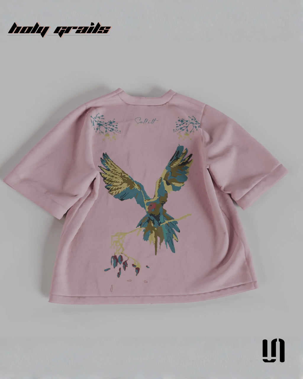 Vividly Parrot Pink Oversized Tee HG x Sullitt