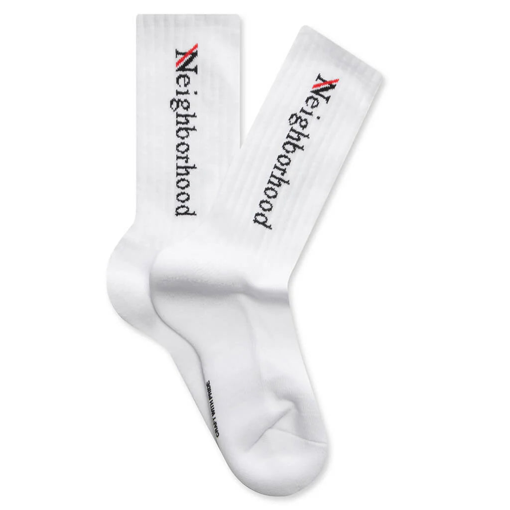 Logo Socks White