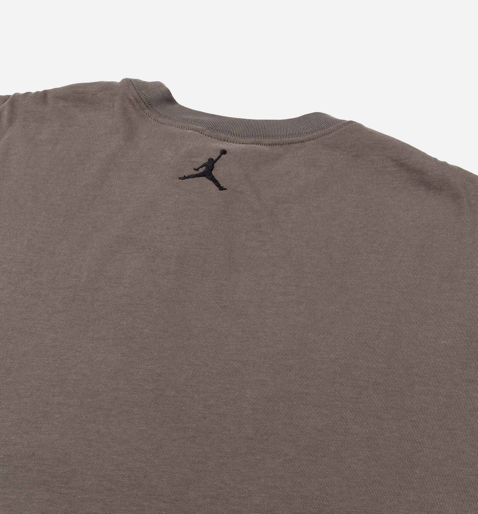 Air Jordan Oversized Mens Long Sleeve Shirt Cave Stone