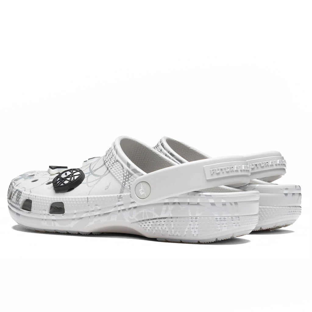 Crocs x The Futura Laboratories Classic Clog Pearl White