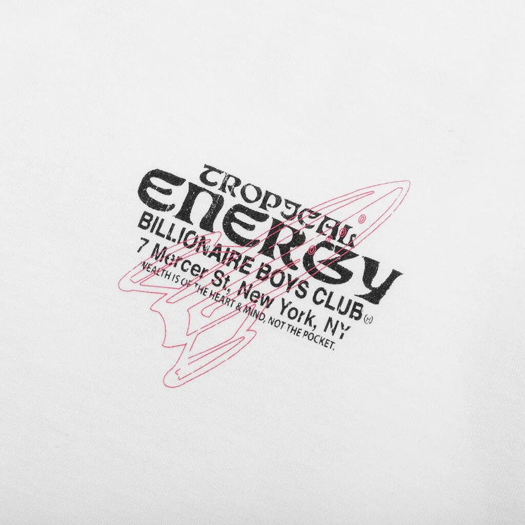BB Energy S S Tee Bleach White