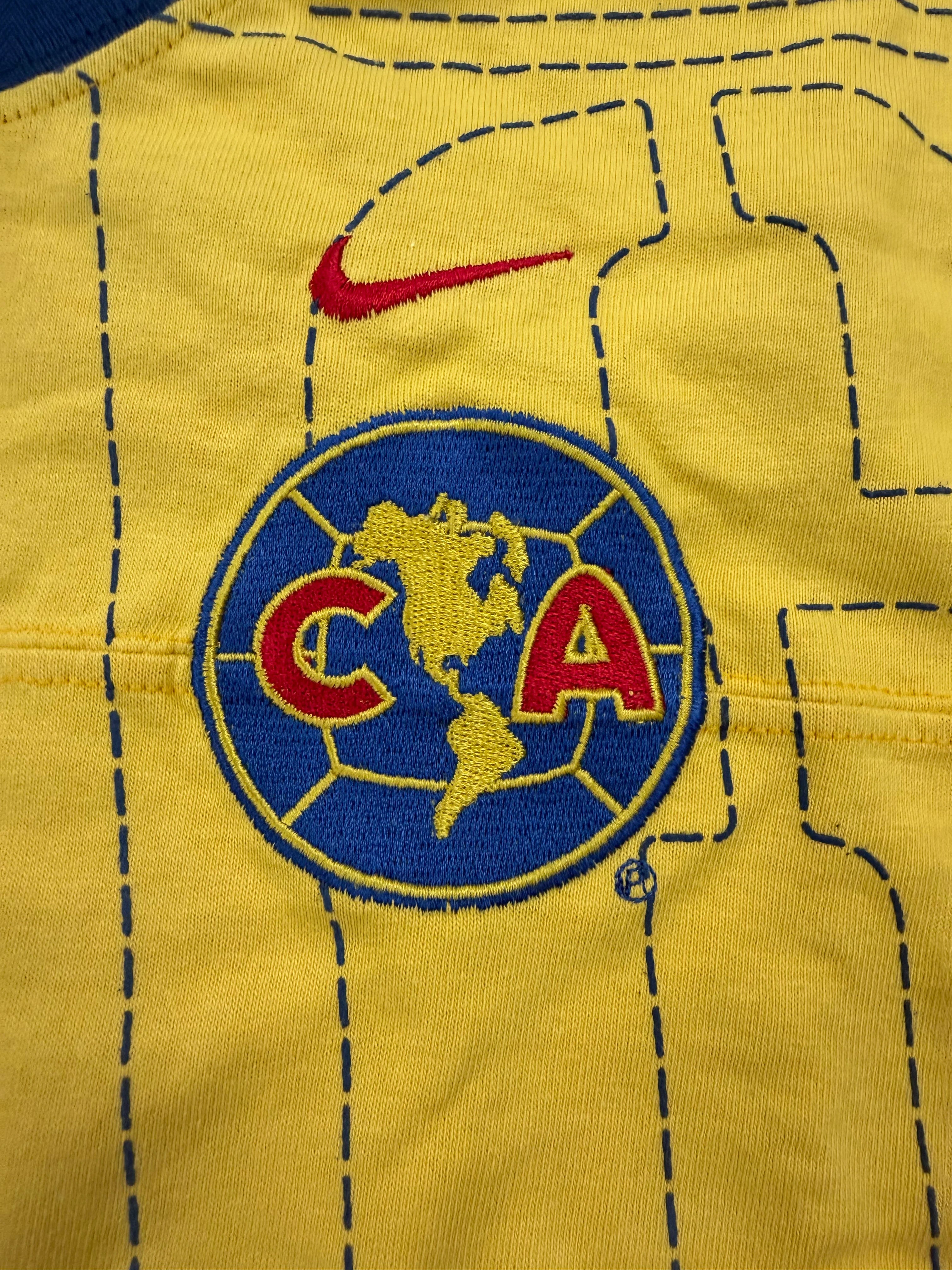 Nike America Long Sleeve Layered T Shirt Dijon Rapid Samba Rapid