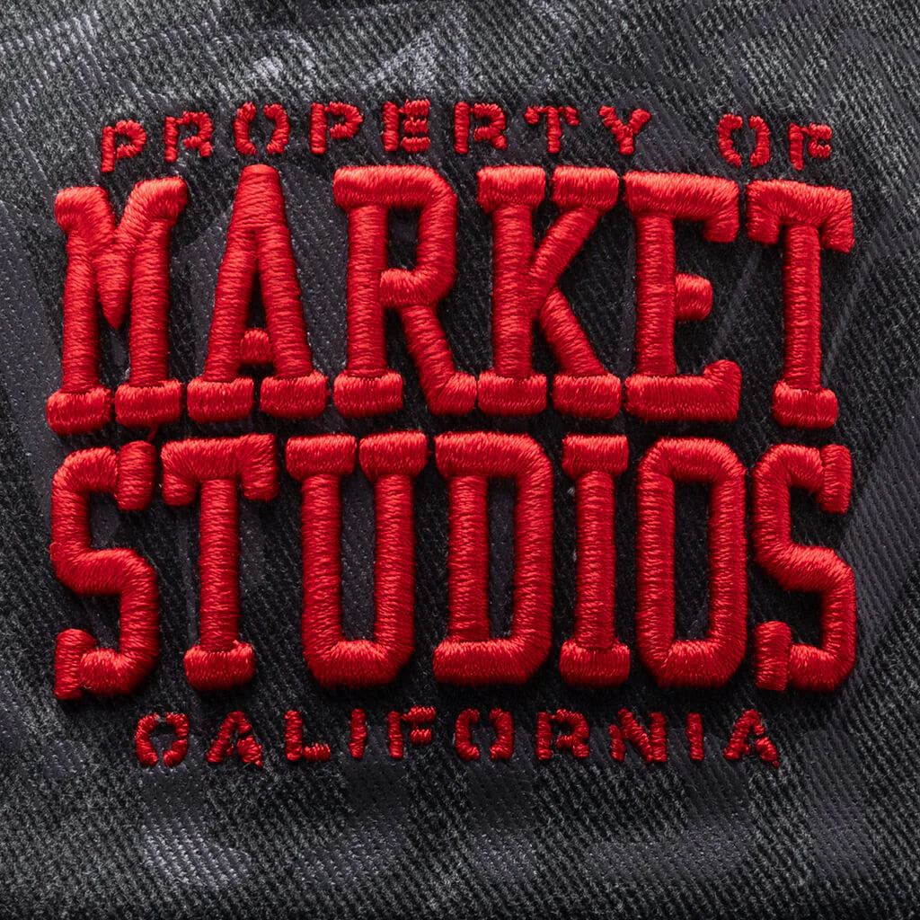 Locally Respected 5 Panel Hat Black
