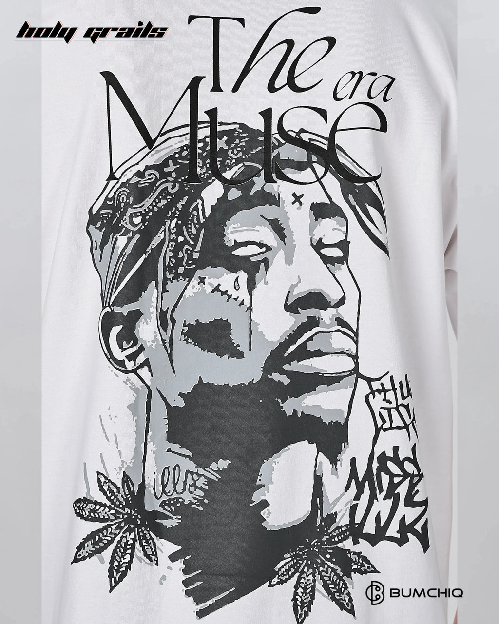 Muse Era White Oversize Tee HG x Bumchiq