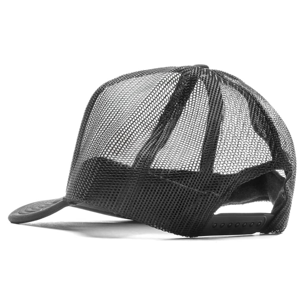 Draft Trucker Hat Black White