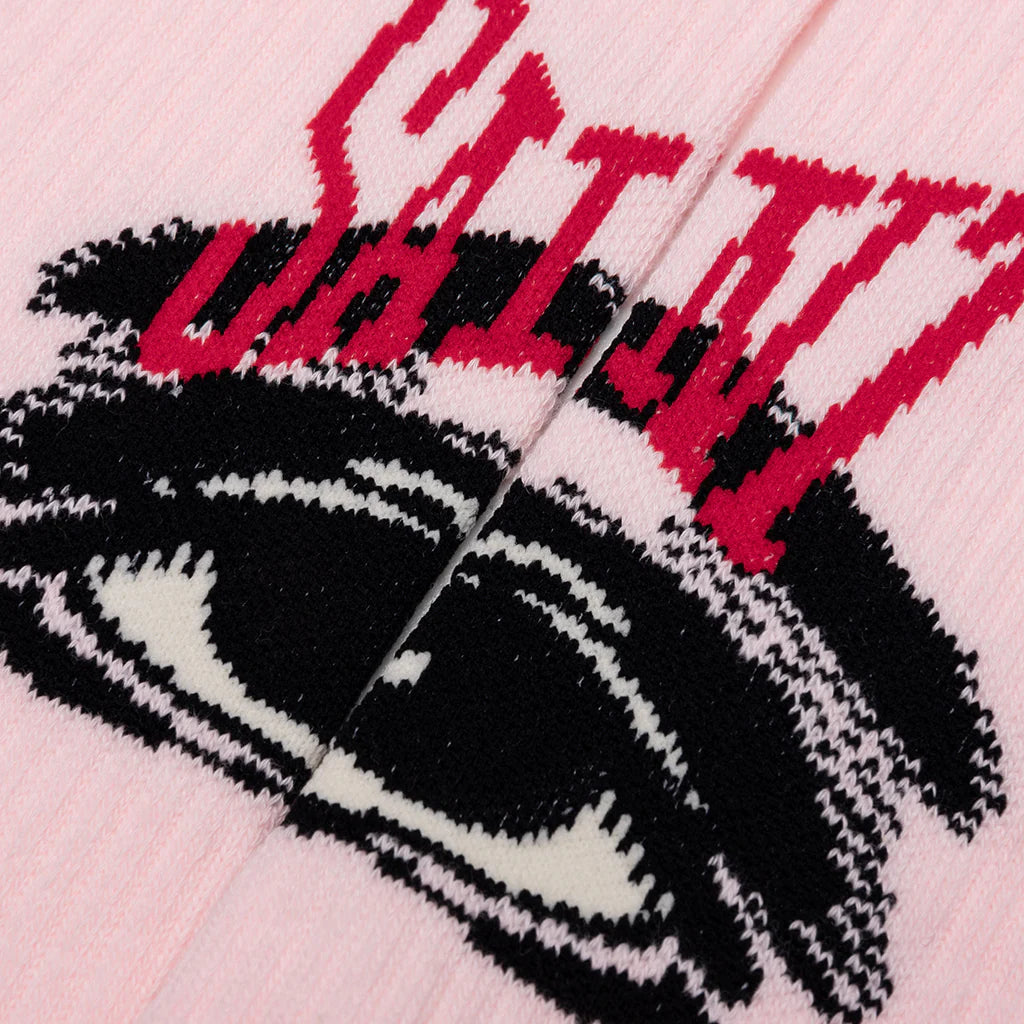 Saint Eye Socks Pink