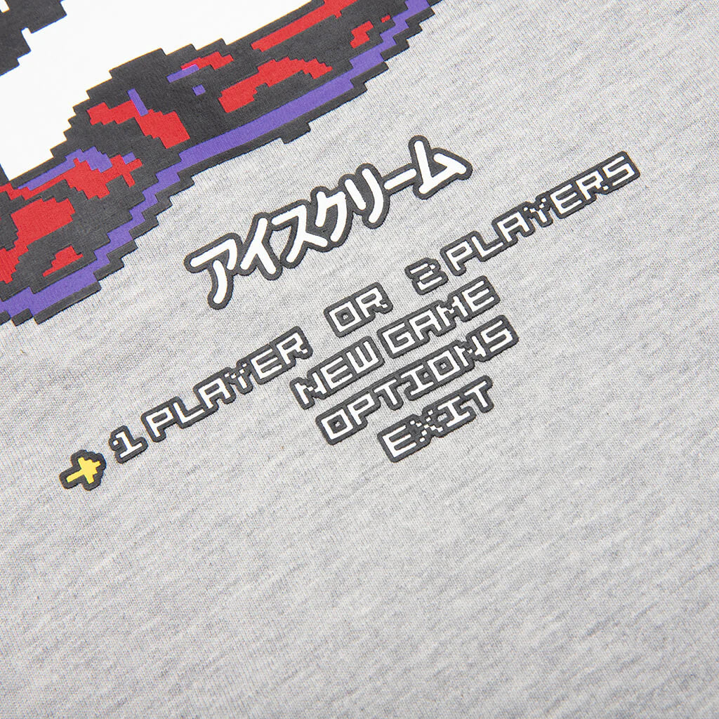 Kids Lava Flag S S Tee Heather Grey
