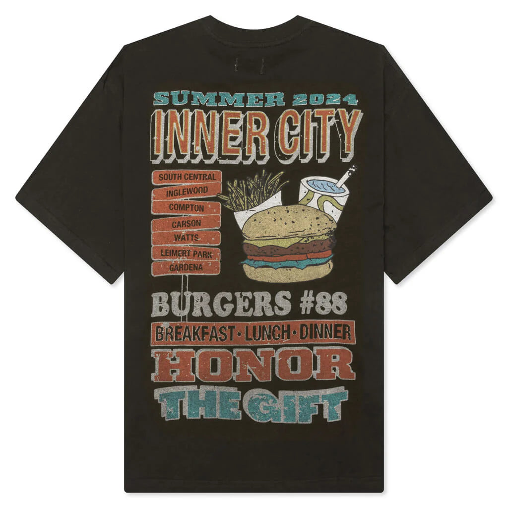 B Summer HTG Burger S S Tee Black