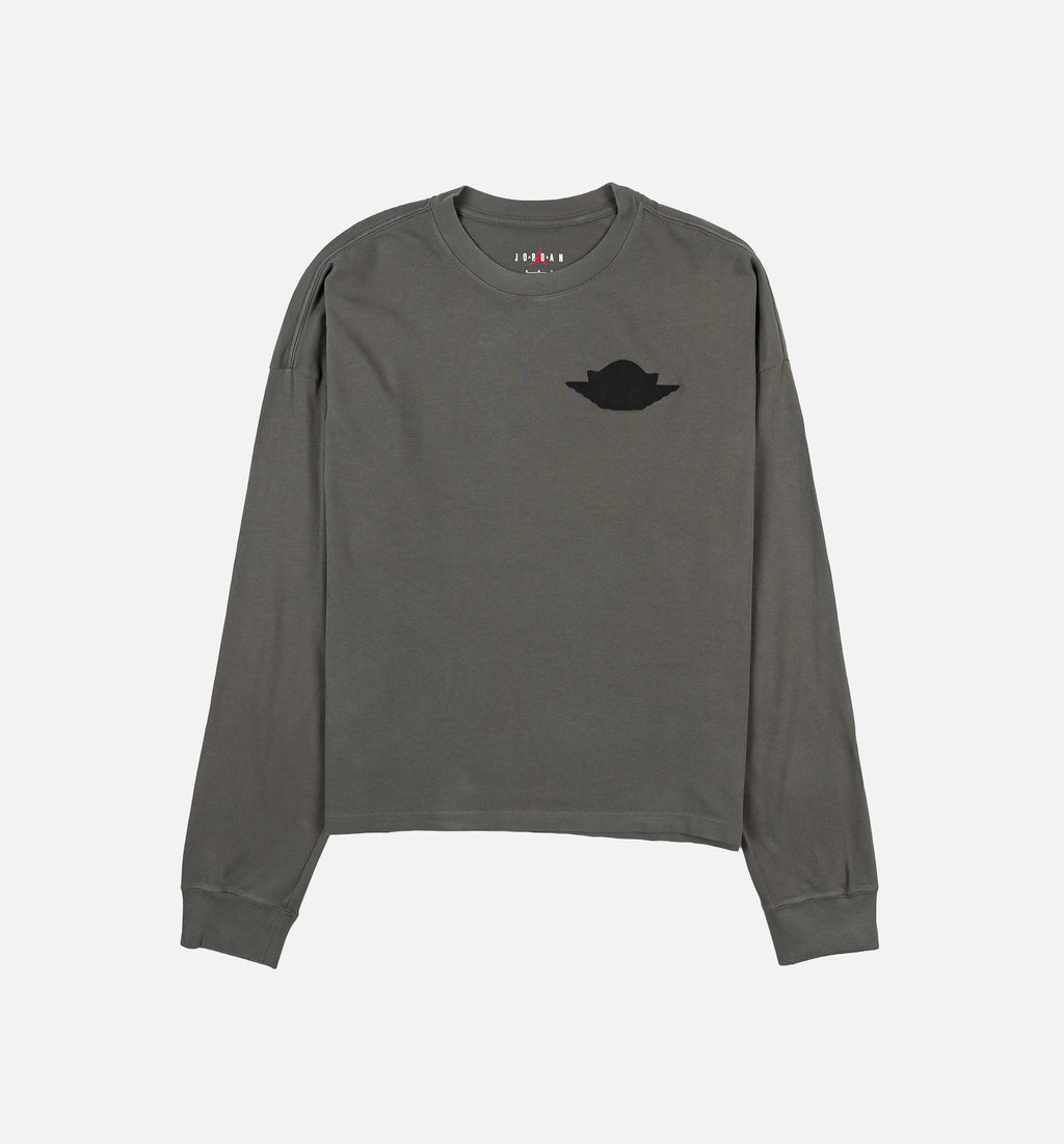 Air Jordan Wings Mens Long Sleeve Shirt River Rock