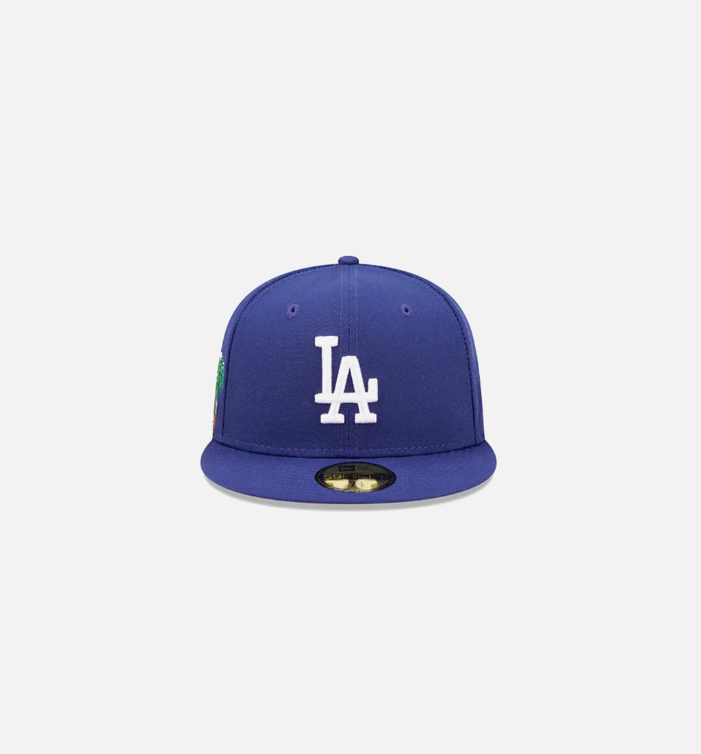 Los Angeles Dodgers Cloud Icon 59Fifty Fitted Hat Mens Hat Blue