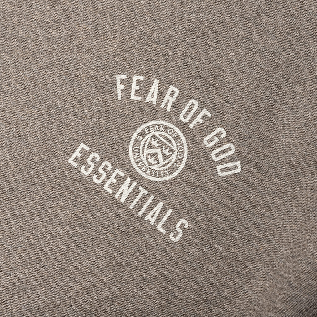 Kids Fleece Crewneck Heather Gray