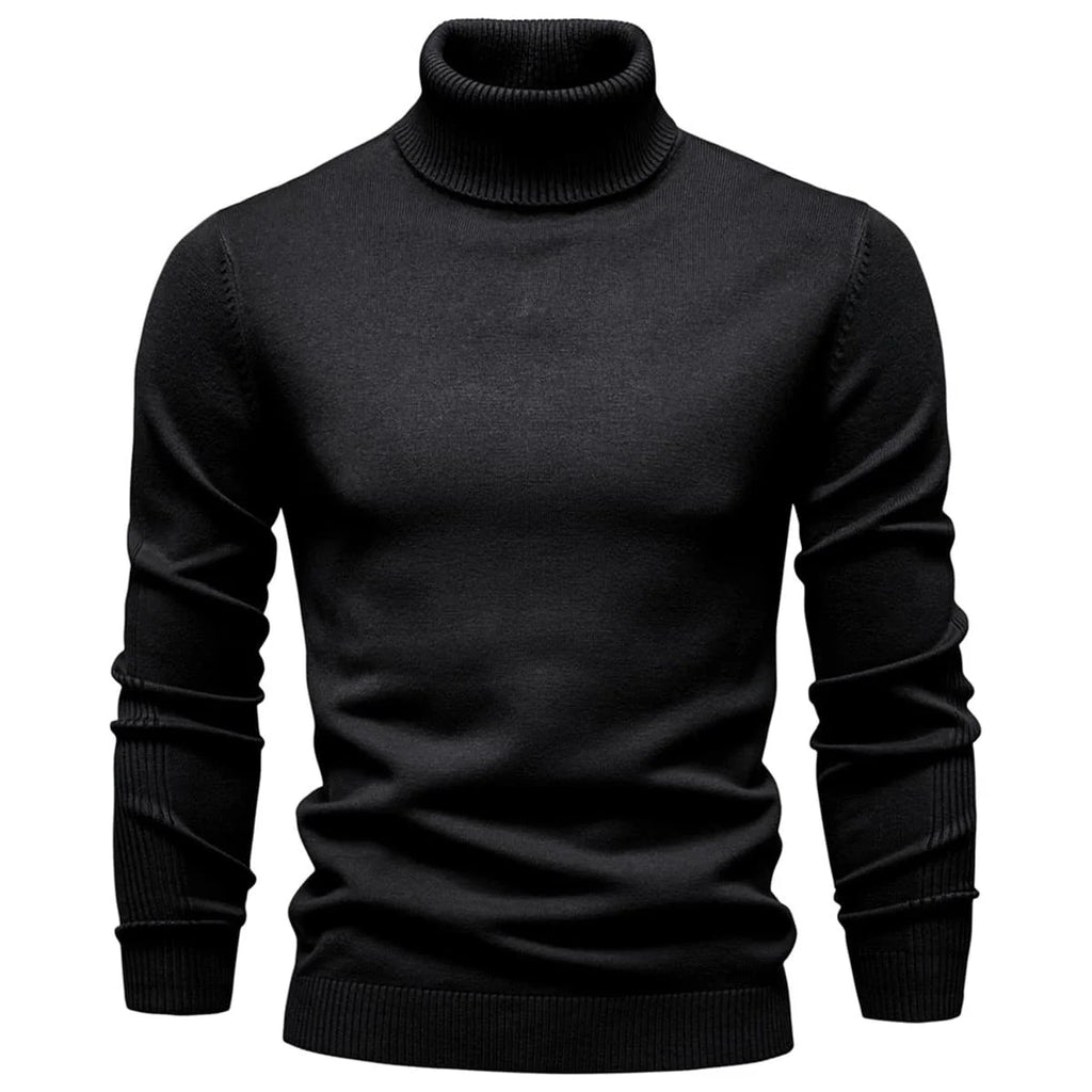 Mens Turtleneck Pullover Sweater