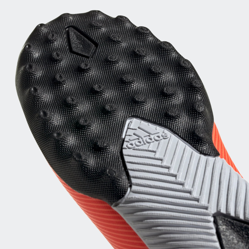 adidas Nemeziz 193 TF Turf Youth Soccer Cleats Signal Coral Black Glory Red