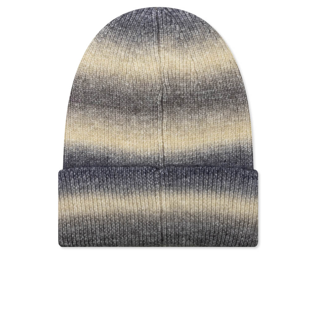 Spray Stripe Cuff Beanie Lime Multi