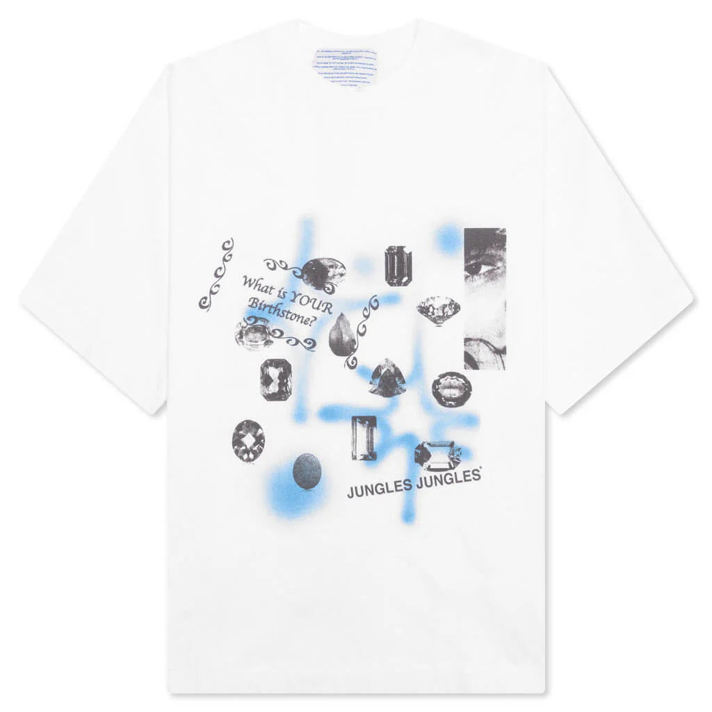 Birthstone Tee White