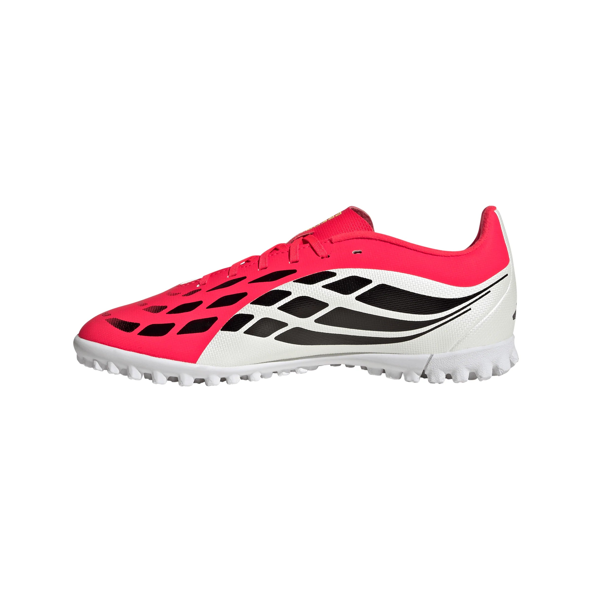adidas Predator Club TF Turf Youth Soccer Cleats Red Black White