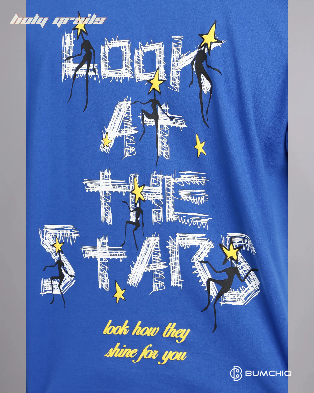 Star Gaze Blue Oversize Tee HG x Bumchiq