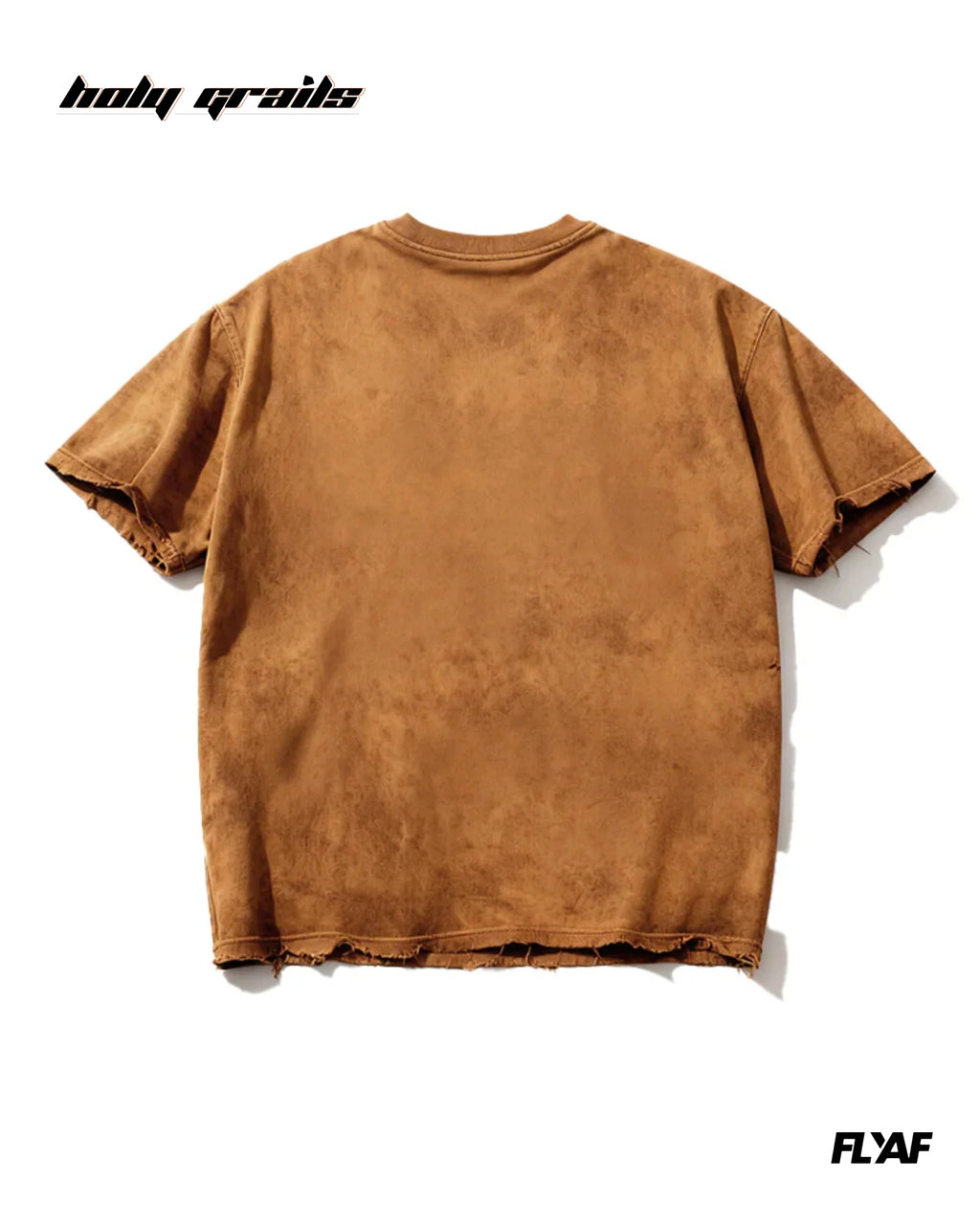 Cryptic Canvas Brown Tee HG x FLYAF