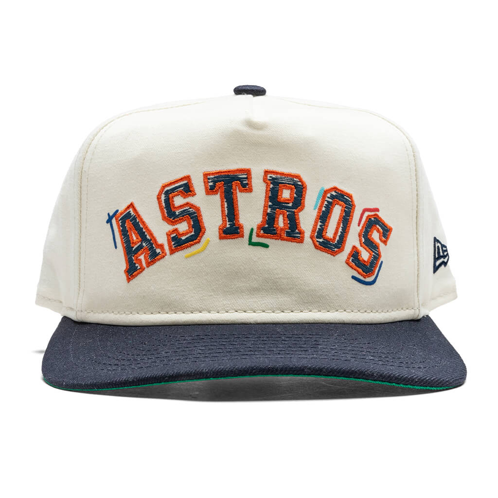 The Golfer Snapback Team Scribble Houston Astros
