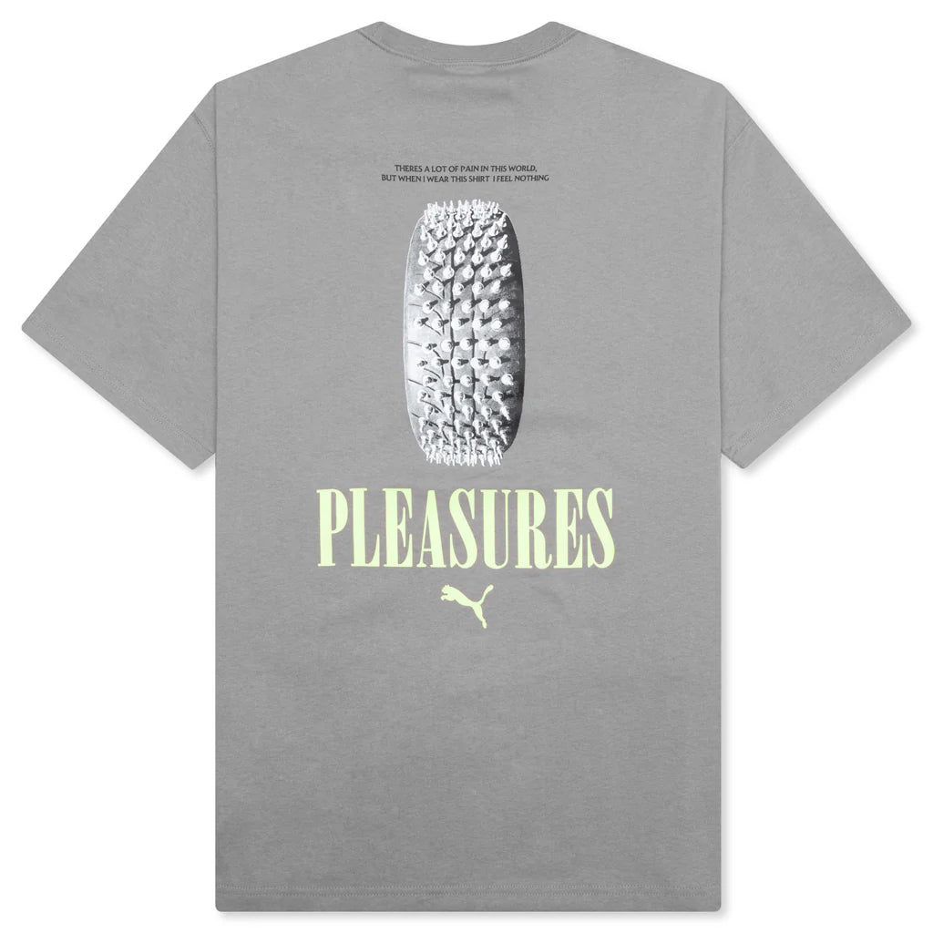 Puma x Pleasures Graphic Tee Stormy Slate