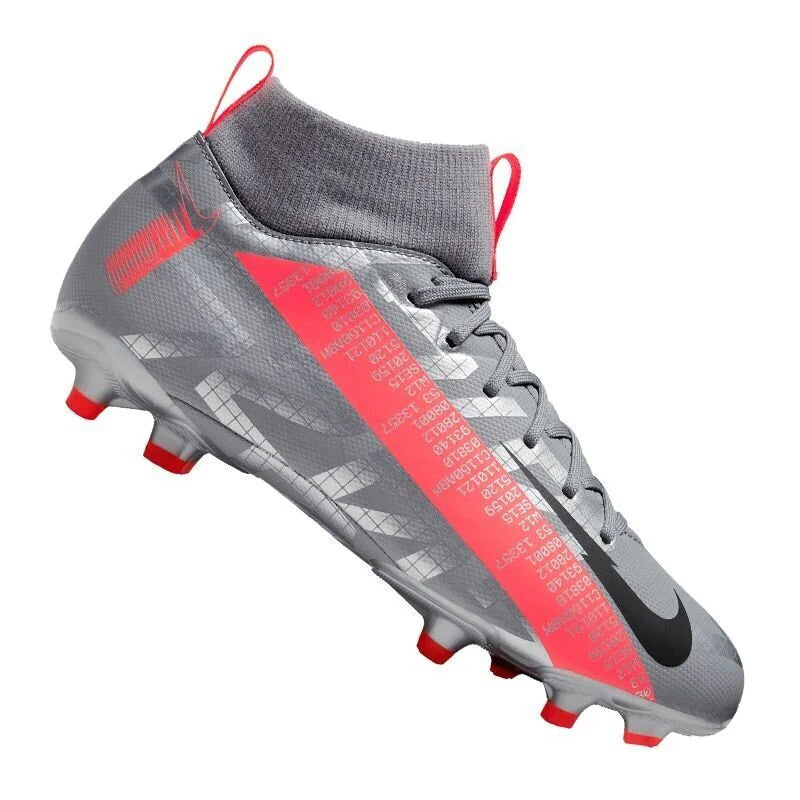 Nike Superfly 7 Academy FG Youth Soccer Cleats Met Silver Pink