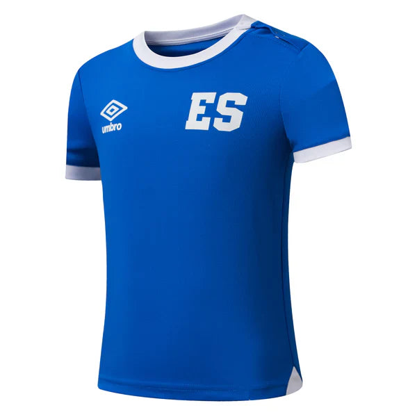Umbro Salvador Home Youth Soccer Mini Kit 26 Royal White
