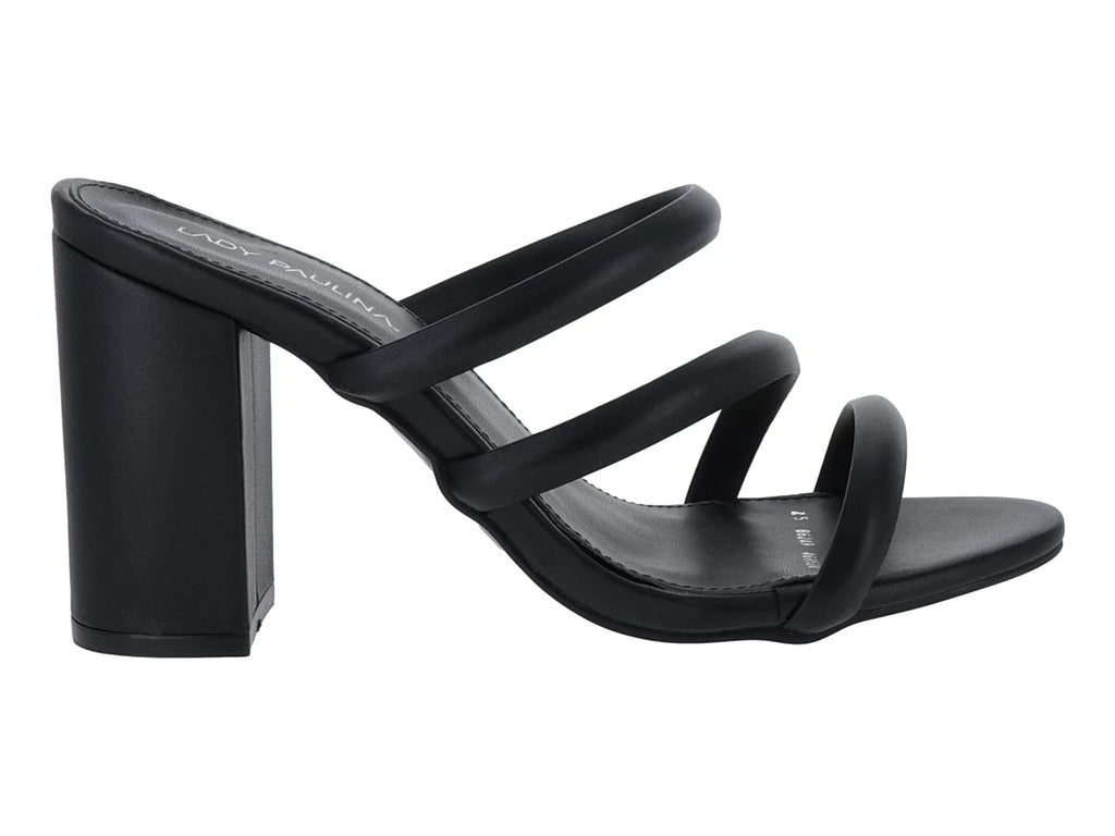 Sandalias Lady Paulina Negro para Mujer