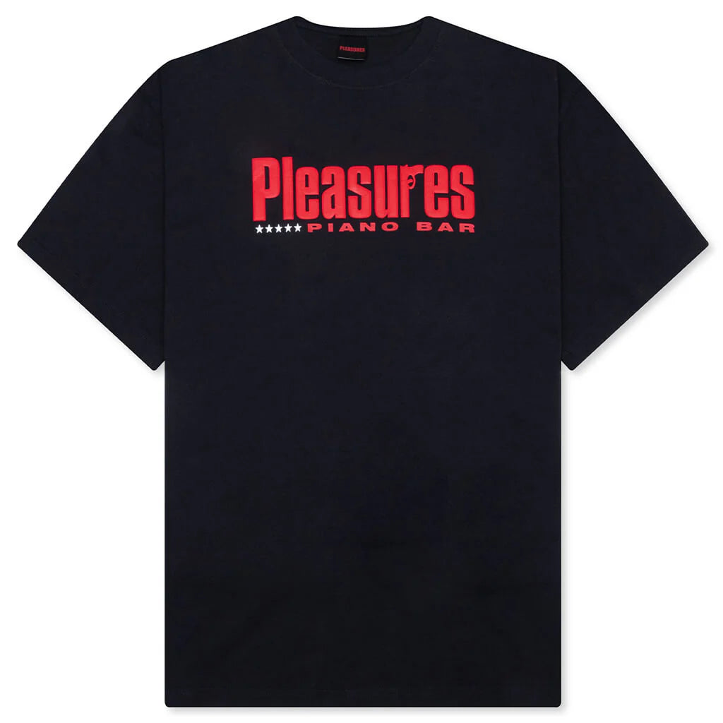 Piano Bar T Shirt Black