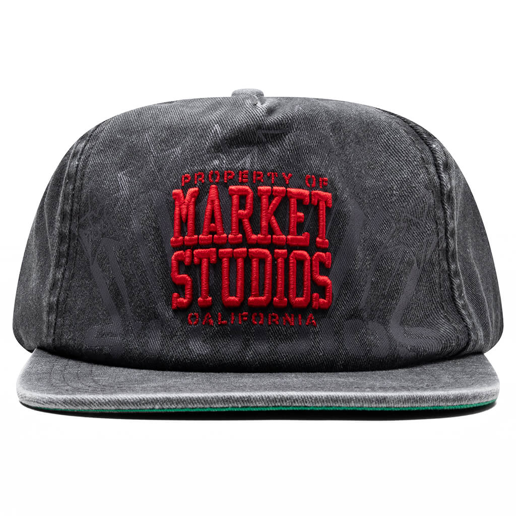 Locally Respected 5 Panel Hat Black