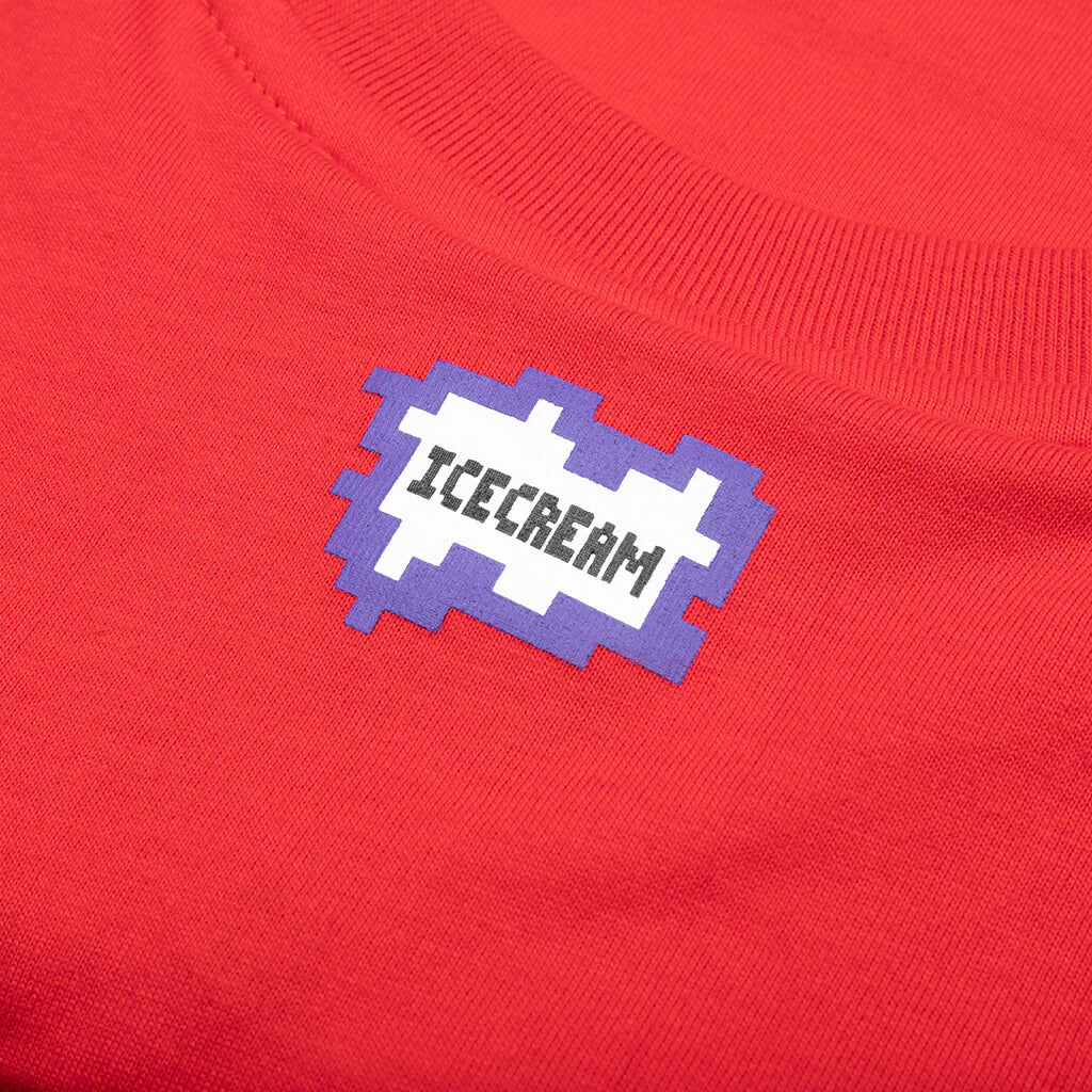 Kids Pop S S Tee Racing Red