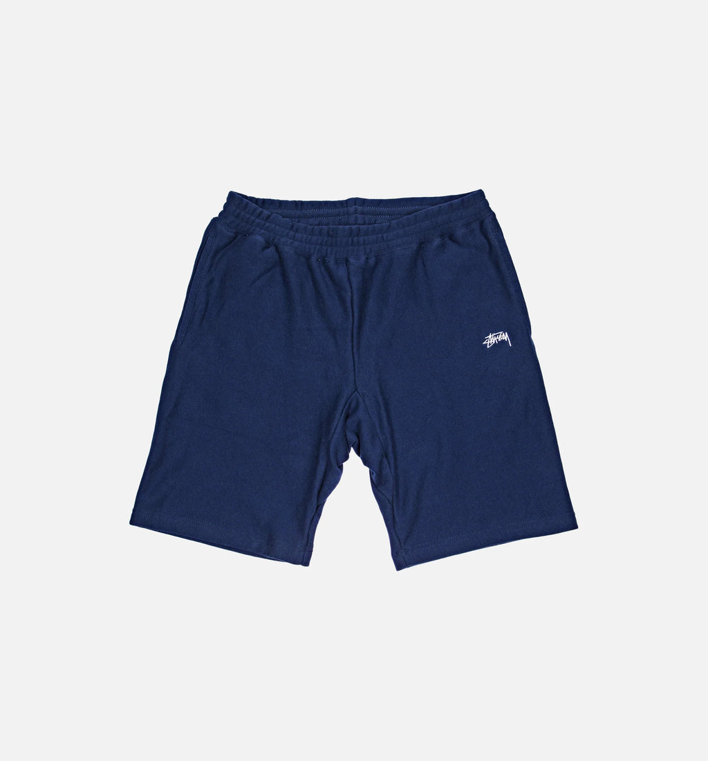 Stüssy Stock Fleece Shorts Mens Navy