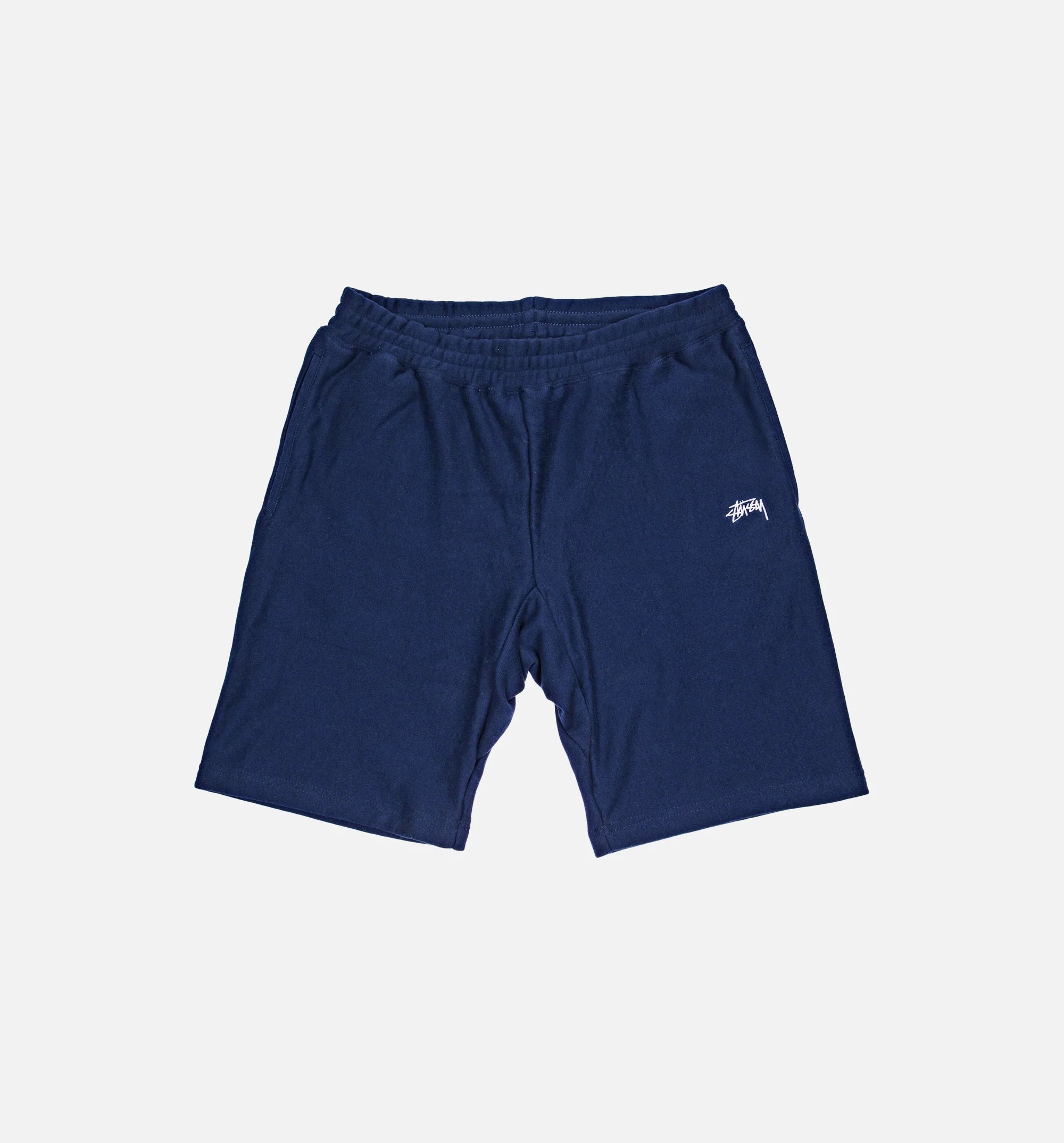 Stüssy Stock Fleece Shorts Mens Navy
