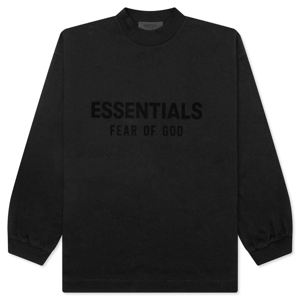 Kids L S Shirt Jet Black