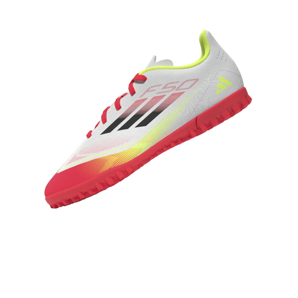 adidas F50 Club Turf Boots Kids White Black